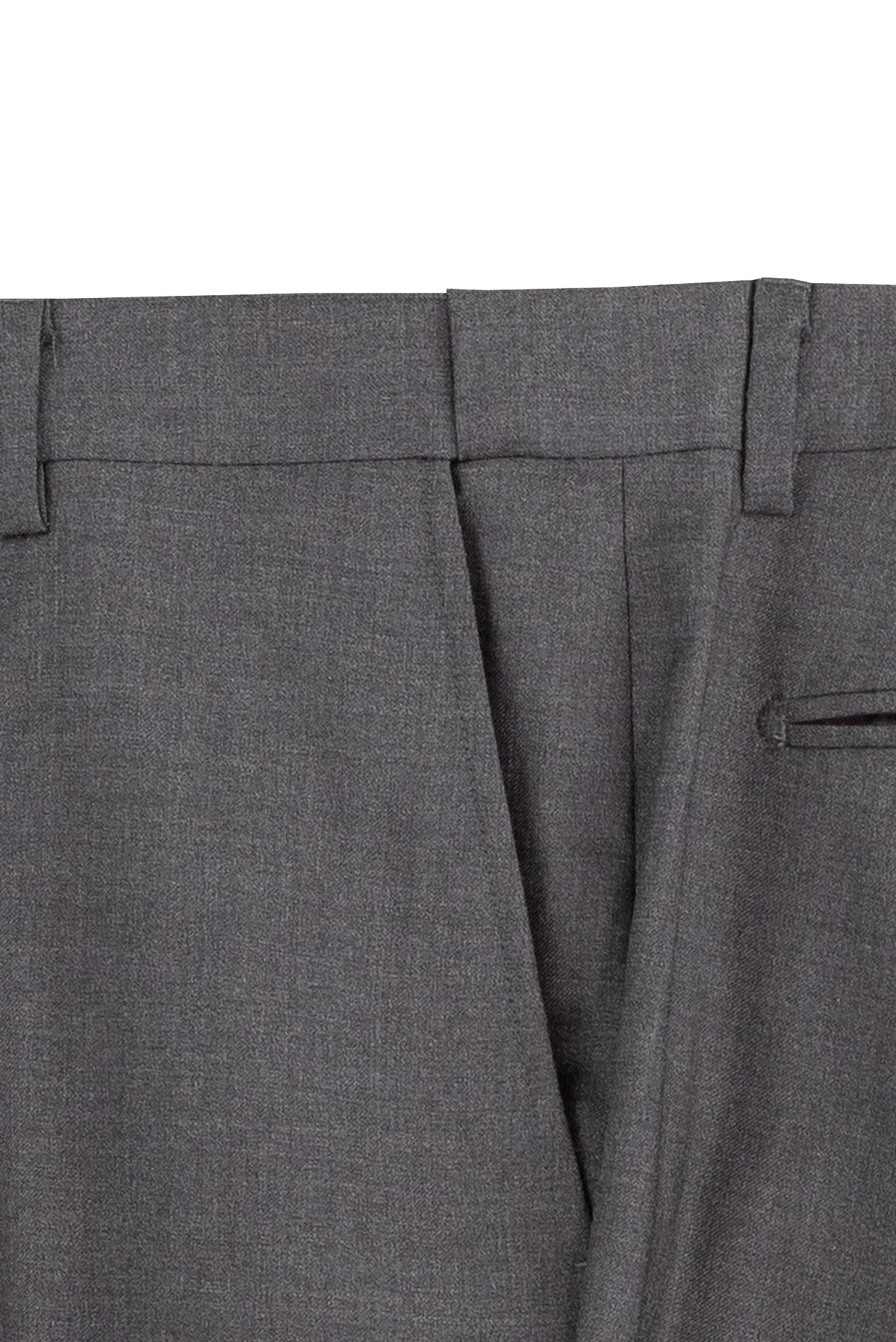 Men's Charcoal Adjustable Waist Two Piece Suit