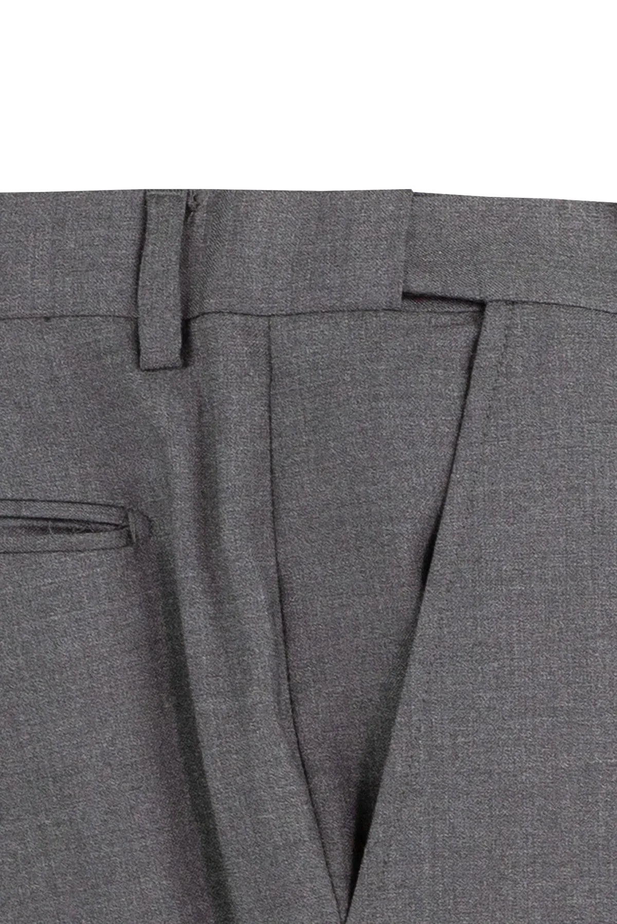 Men's Charcoal Adjustable Waist Two Piece Suit
