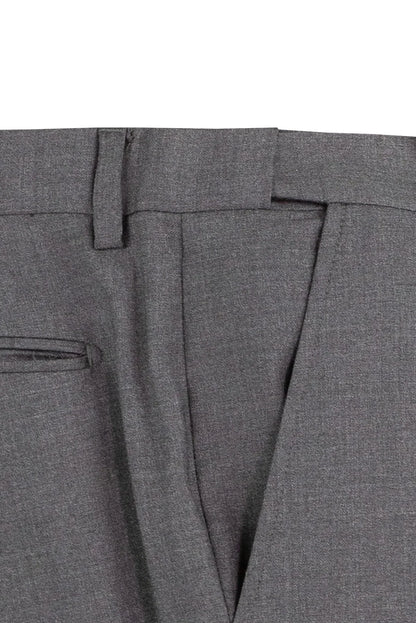 Men's Charcoal Adjustable Waist Two Piece Suit