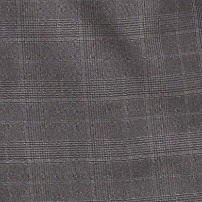 Men's Charcoal Glen Plaid Double Breasted Two Piece Suit