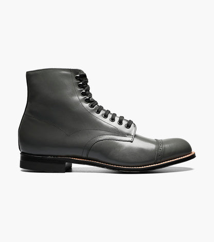 Stacy Adams MADISON Cap Toe Boot Steel Gray by Stacy Adams Shoes