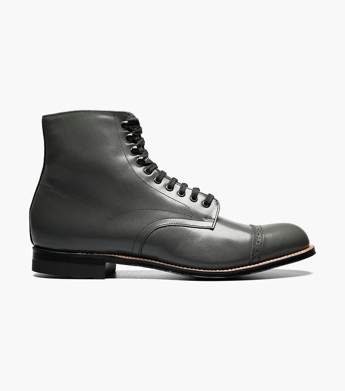Stacy Adams MADISON Cap Toe Boot Steel Gray by Stacy Adams Shoes
