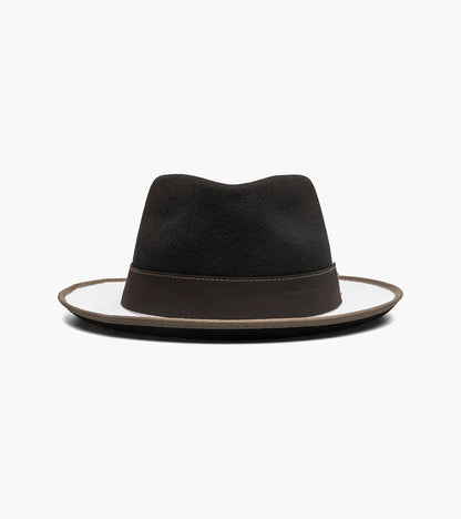 WENTWORTH FEDORA Wool Felt Pinch Front Hat