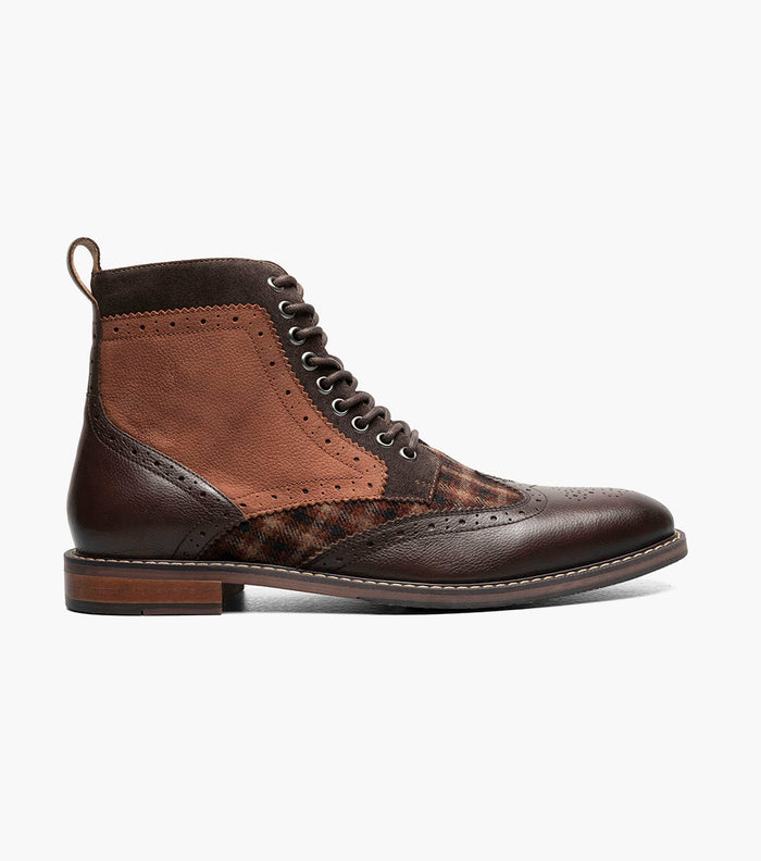 Stacy Adams Finnegan Wingtip Lace Up Boot by Stacy Adams Shoes