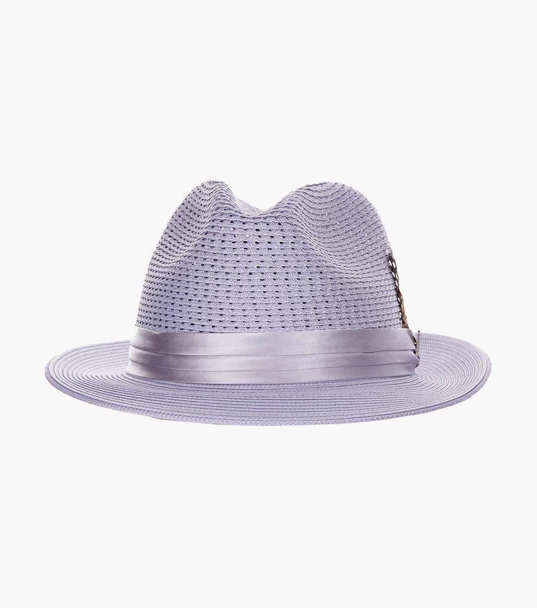 DUBLIN FEDORA Poly Braided Pinch Front Hat