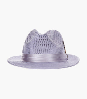 DUBLIN FEDORA Poly Braided Pinch Front Hat