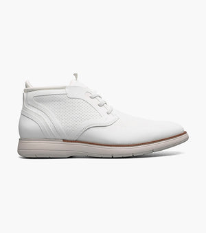 EASTMONT Plain Toe Elastic Lace Chukka Boot