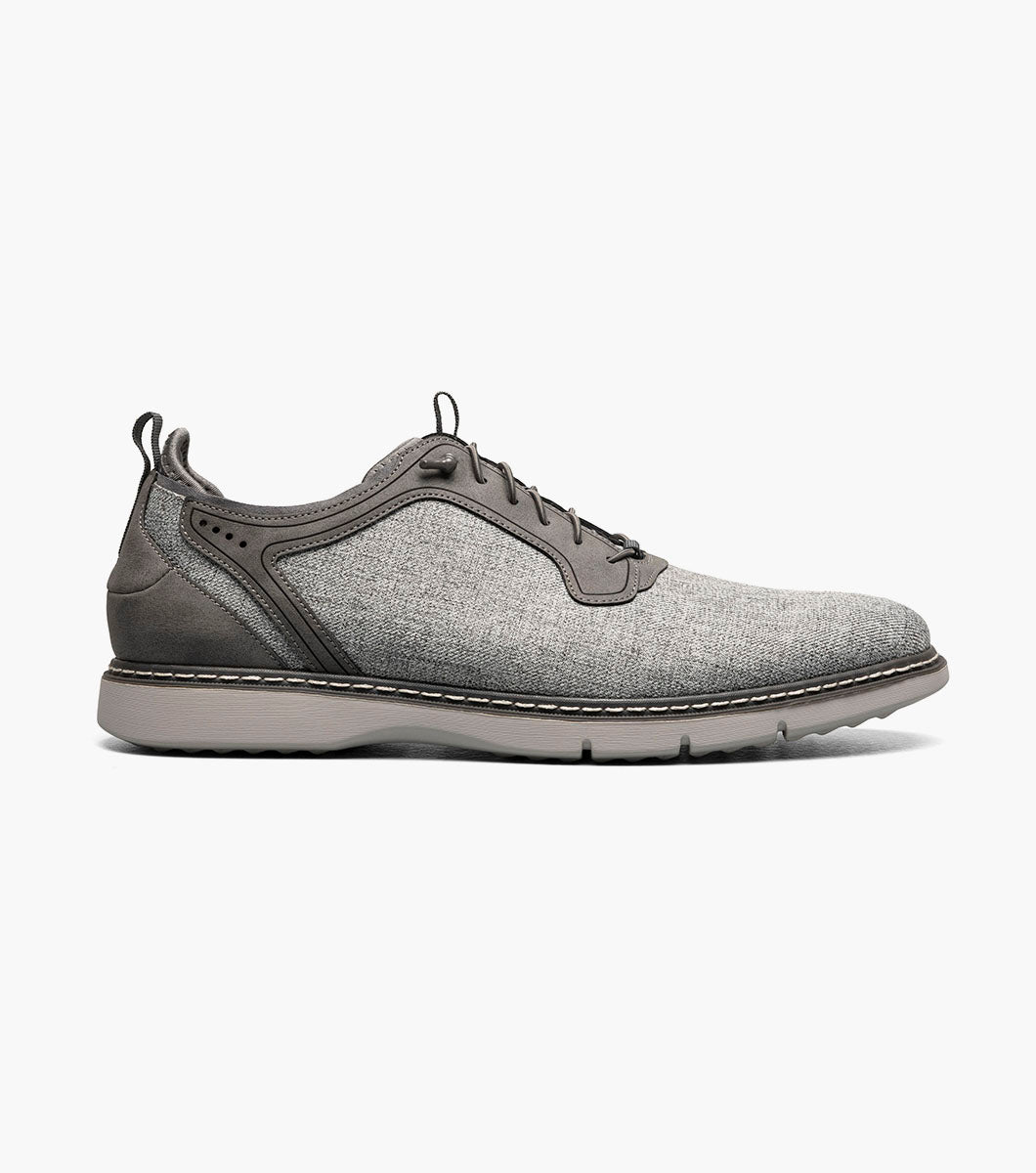 SCANLAN Plain Toe Elastic Lace Up
