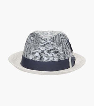 SKYLIN FEDORA Paper Braided Pinch Front Hat