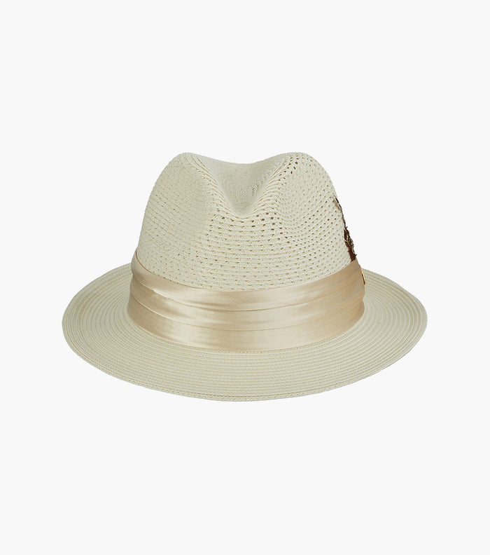 DUBLIN FEDORA Poly Braided Pinch Front Hat