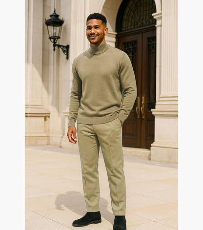 ASHER Mock Neck Sweater