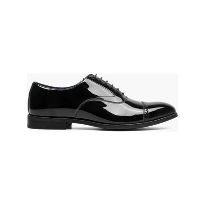 Stacy Adams Concorde II Cap Toe Oxford Tuxedo Shoes Black Patent 25721-004