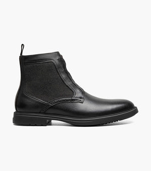 THOMPSON Plain Toe Elastic Lace Boot