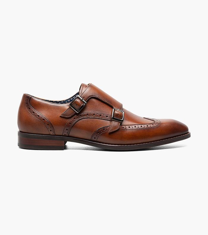 Stacy Adams Karson Wingtip Double Monk Strap by Stacy Adams Shoes