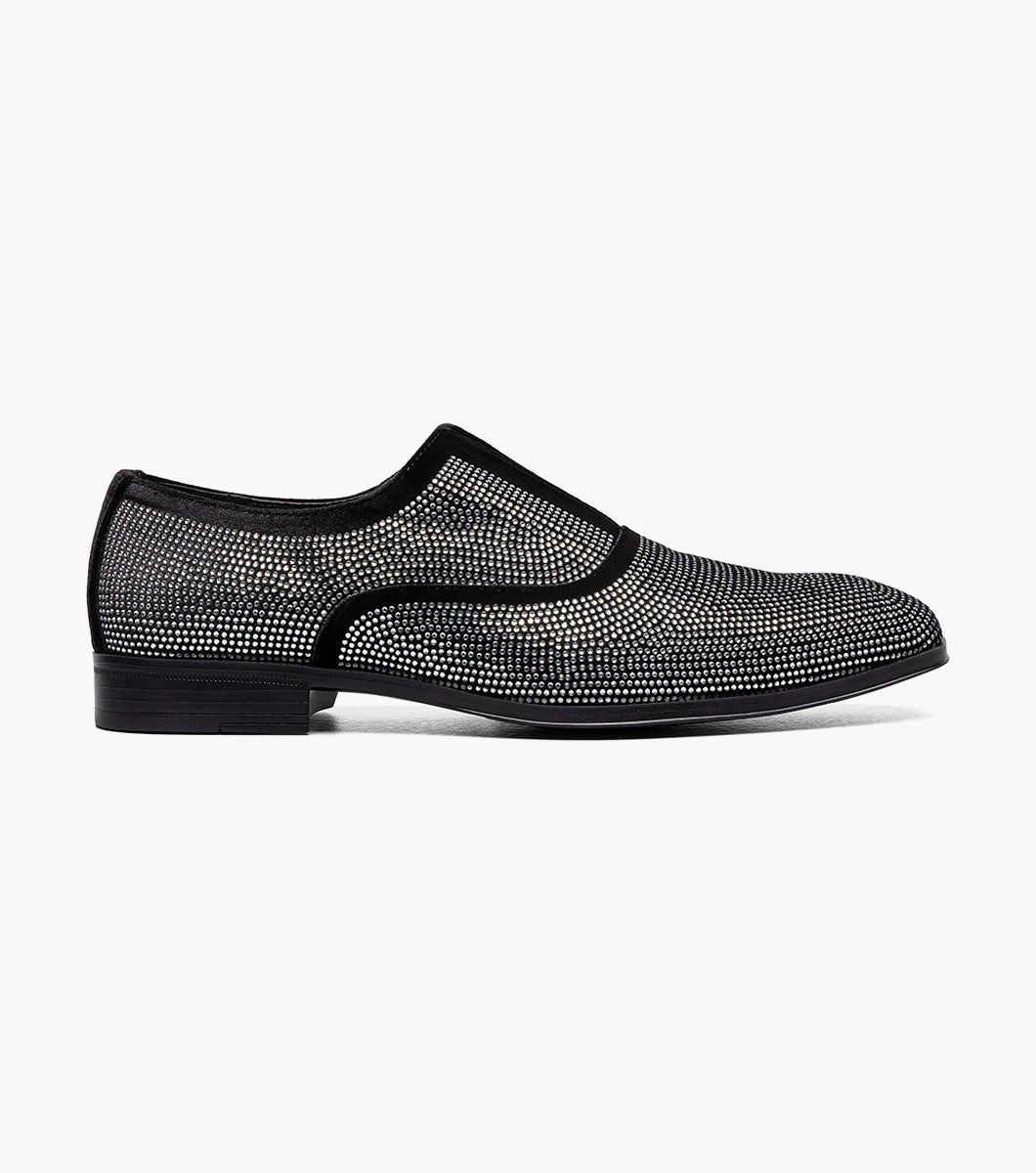 Stacy Adams Starleigh Rhinestone Plain Toe Slip On by Stacy Adams Shoes