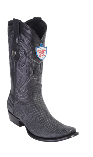 Wild West Botas de Armadillo Horma Dubai Toe Sand Gray
