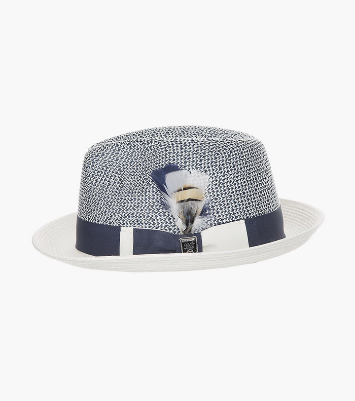SKYLIN FEDORA Paper Braided Pinch Front Hat