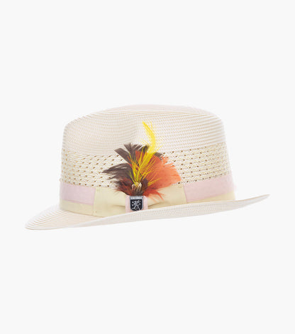 TYCE FEDORA Poly Braided Pinch Front Hat