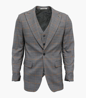 CROWE 3 Piece Vested Suit