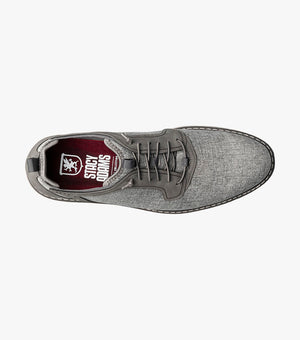 SCANLAN Plain Toe Elastic Lace Up