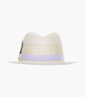 TYCE FEDORA Poly Braided Pinch Front Hat