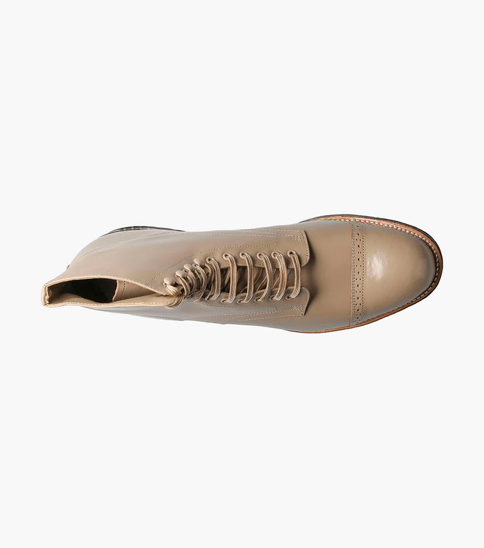 Stacy Adams MADISON Cap Toe Boot Taupe by Stacy Adams Shoes