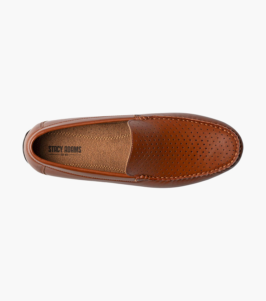 Stacy Adams Conroy Moc Toe Perf Slip On by Stacy Adams Shoes