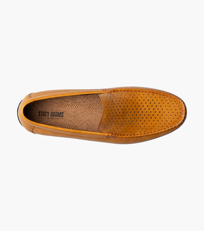 Stacy Adams Conroy Moc Toe Perf Slip On by Stacy Adams Shoes
