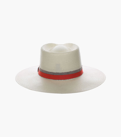 HARLOW FEDORA Toyo Pinch Front Hat