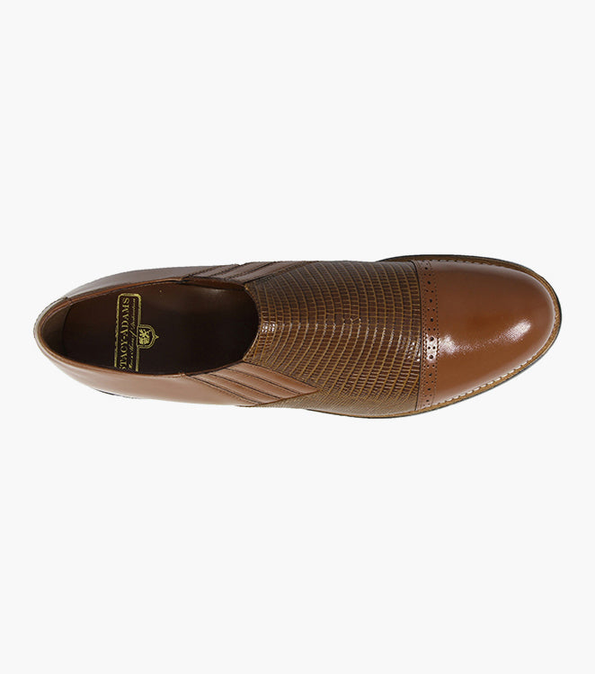 Stacy Adams MADISON Cap Toe Slip On Tan by Stacy Adams Shoes