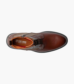 THOMPSON Plain Toe Elastic Lace Boot