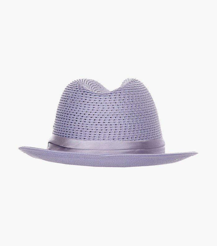 DUBLIN FEDORA Poly Braided Pinch Front Hat
