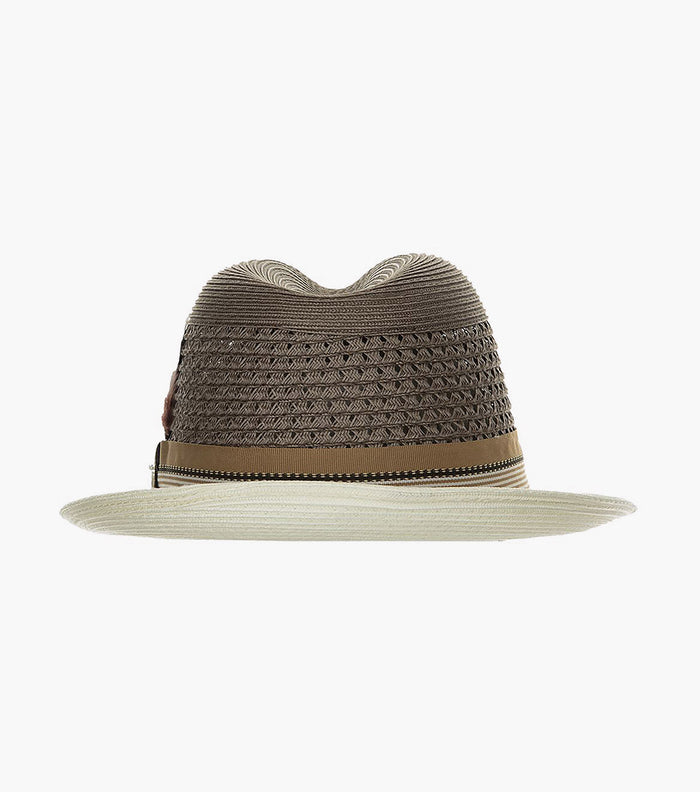 JALEN FEDORA Poly Braided Pinch Front Hat