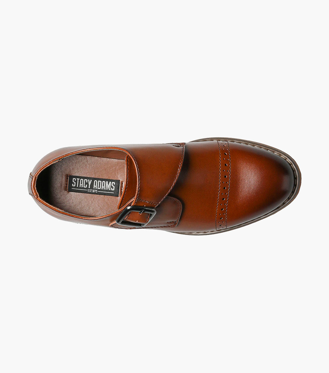 Stacy Adams Kids Desmond Cap Toe Monk Strap by Stacy Adams Shoes