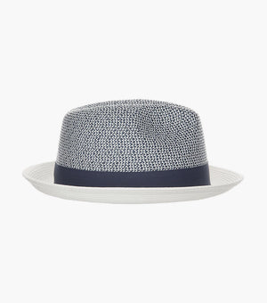 SKYLIN FEDORA Paper Braided Pinch Front Hat