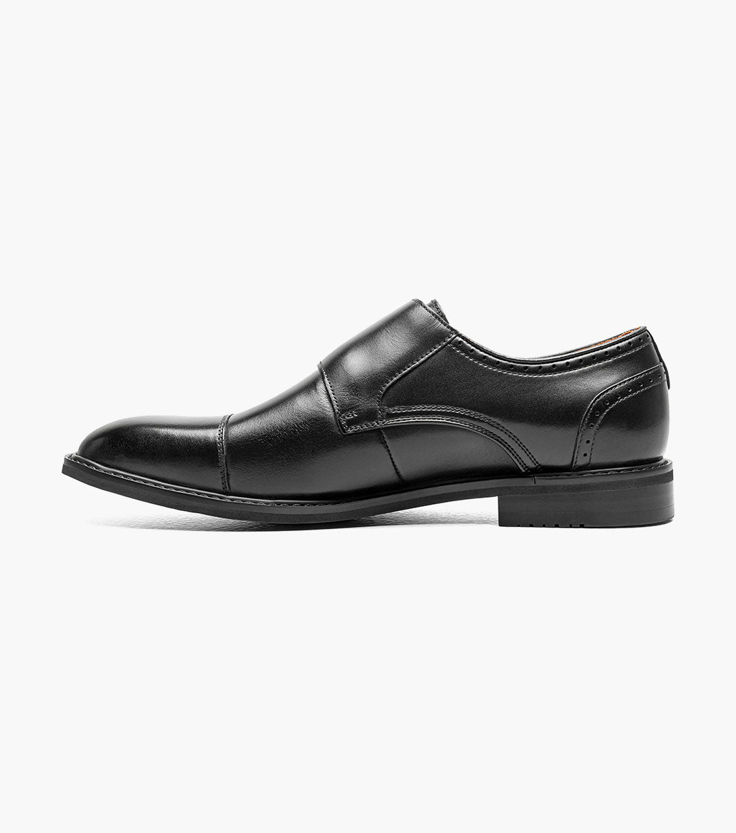 BOSWELL Cap Toe Double Monk Strap