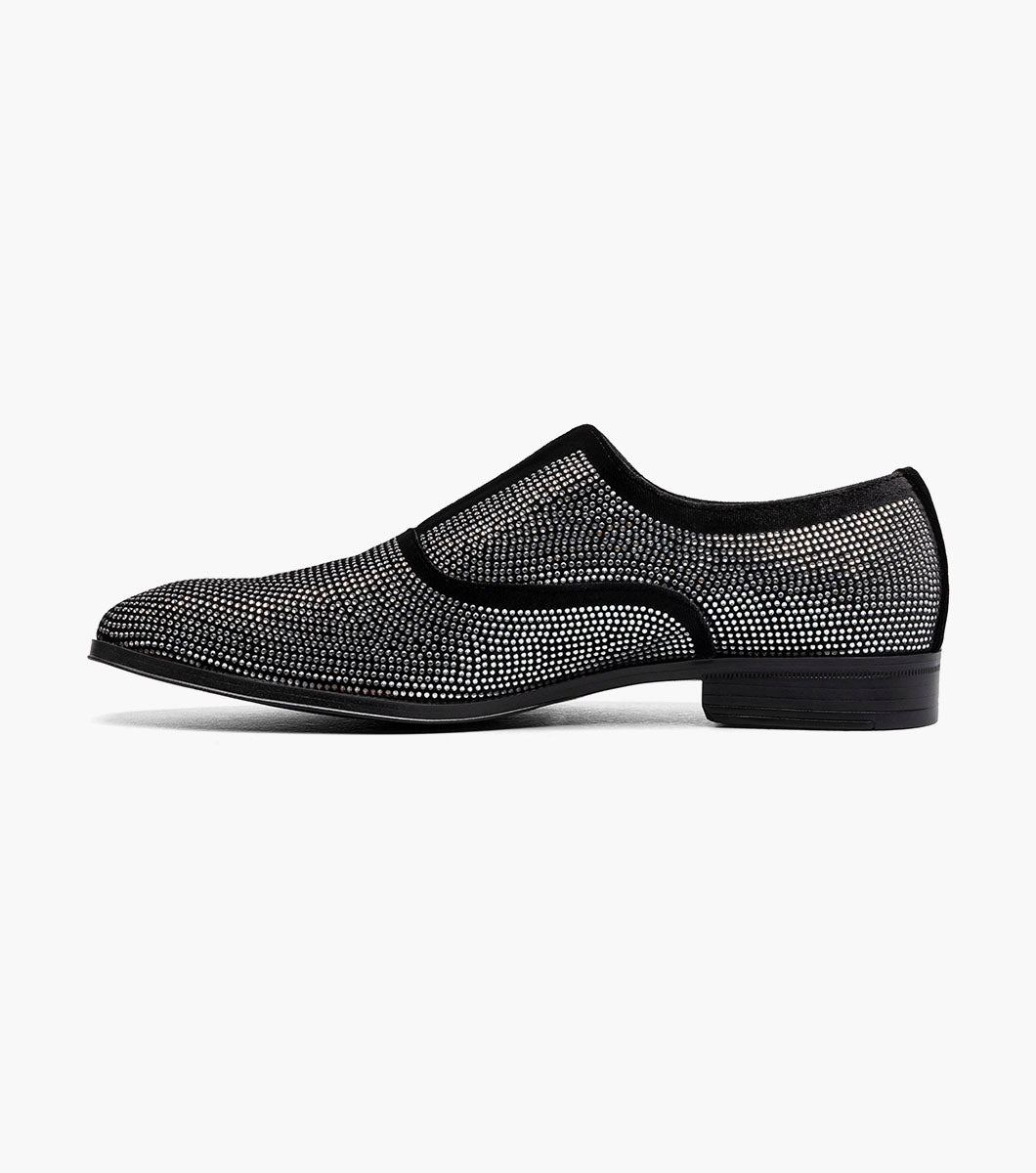 Stacy Adams Starleigh Rhinestone Plain Toe Slip On by Stacy Adams Shoes
