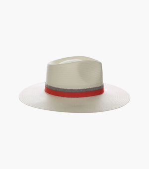 HARLOW FEDORA Toyo Pinch Front Hat
