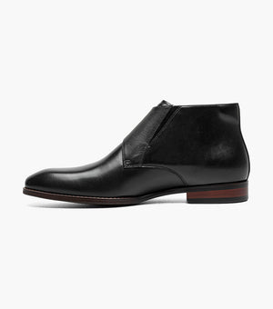 KAIUS Plain Toe Double Monk Strap Boot