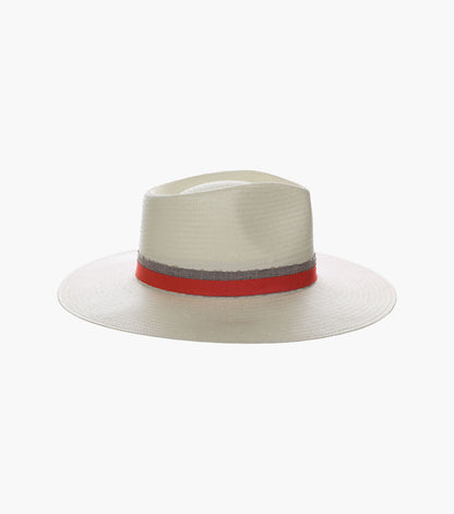HARLOW FEDORA Toyo Pinch Front Hat