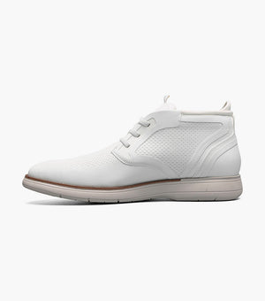 EASTMONT Plain Toe Elastic Lace Chukka Boot
