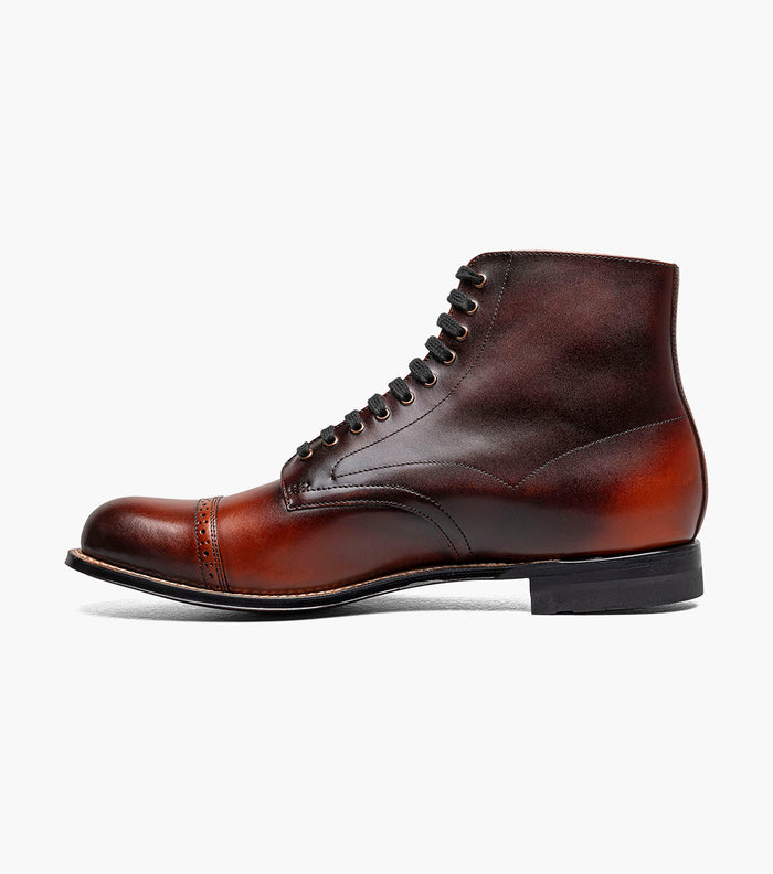 MADISON Cap Toe Lace Up Boot