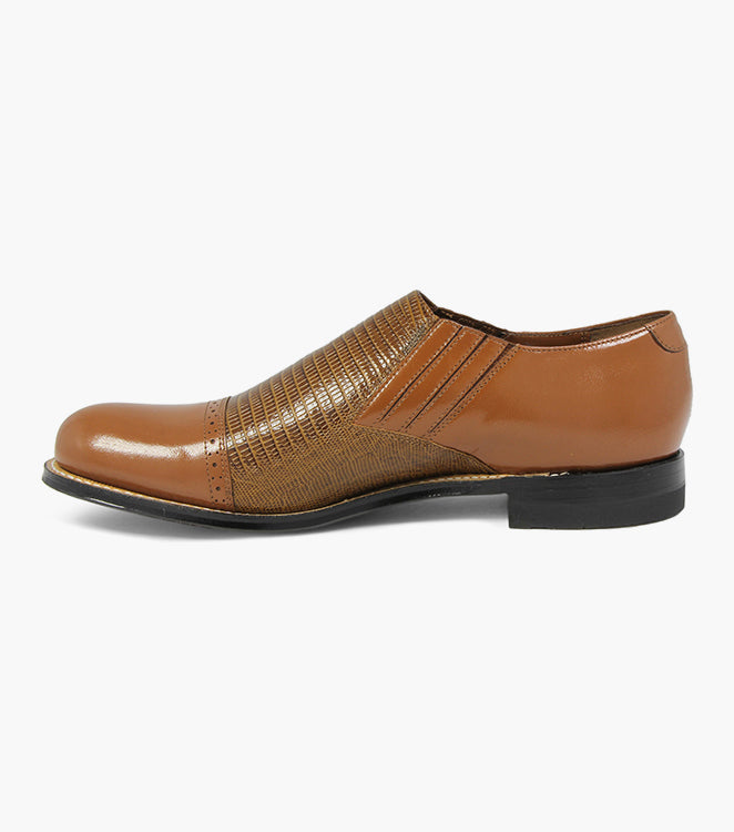 Stacy Adams MADISON Cap Toe Slip On Tan by Stacy Adams Shoes
