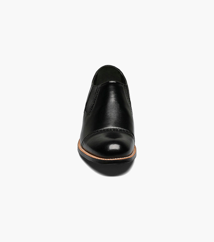 Stacy Adams MADISON Cap Toe Slip On Black by Stacy Adams Shoes