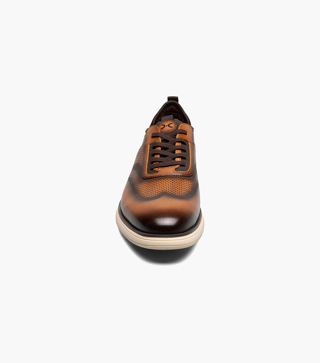 Stacy Adams Edgewood Wingtip Elastic Lace Up by Stacy Adams Shoes