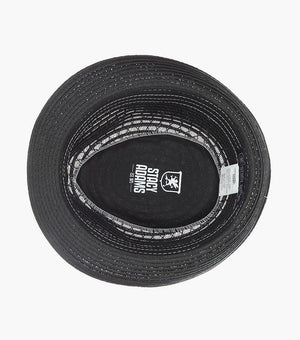 ZAYLEN FEDORA Paper Braided Pinch Front Hat