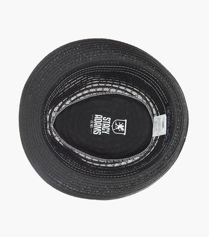 ZAYLEN FEDORA Paper Braided Pinch Front Hat