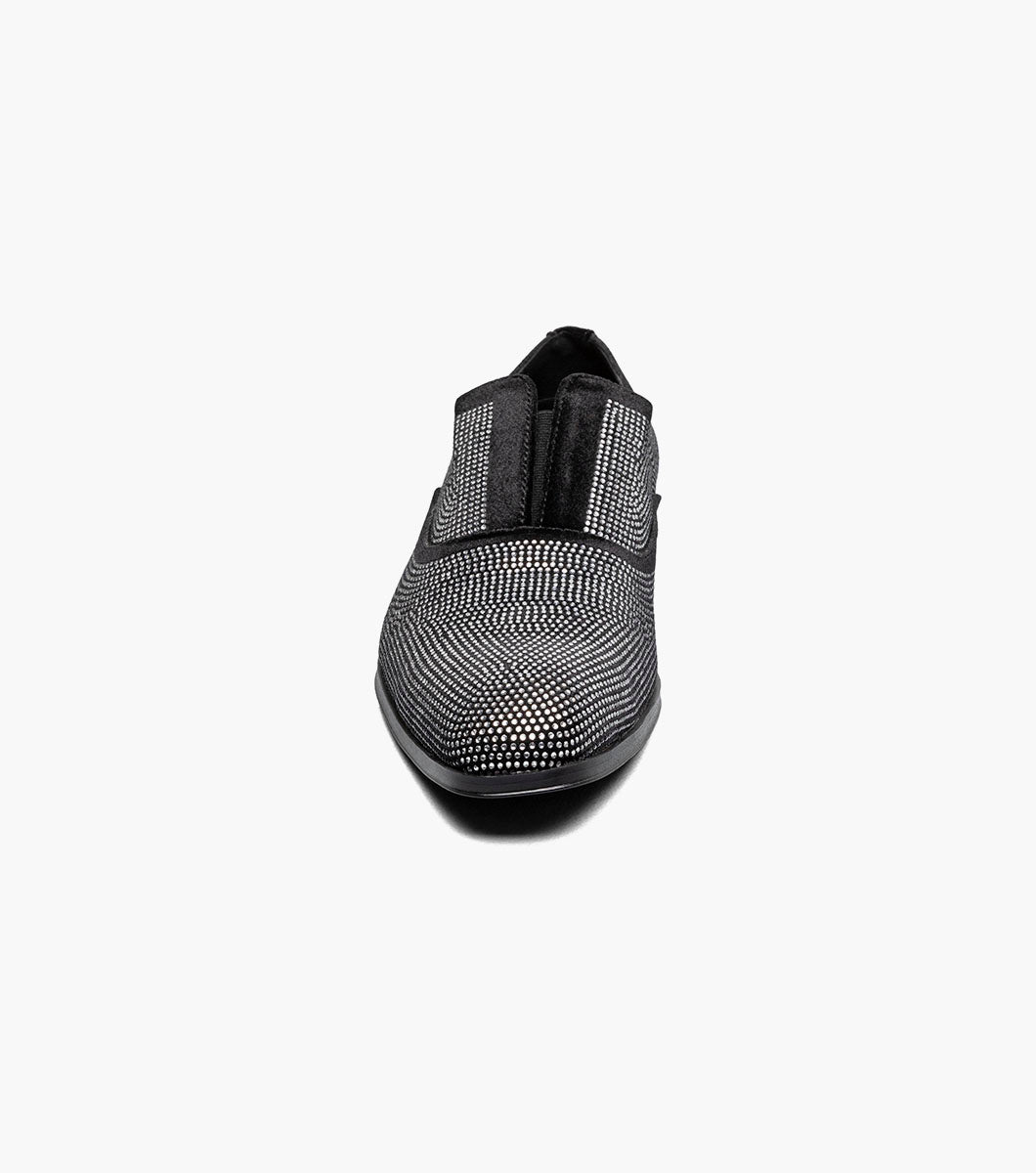 Stacy Adams Starleigh Rhinestone Plain Toe Slip On by Stacy Adams Shoes