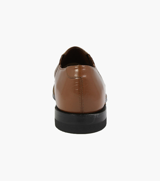 Stacy Adams MADISON Cap Toe Slip On Tan by Stacy Adams Shoes