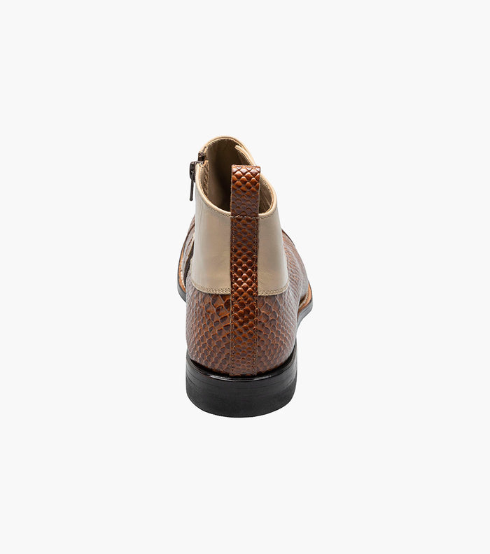Stacy Adams Madison Spectator Spat Cap Toe Demi Boot by Stacy Adams Shoes